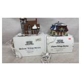 Heritage Village Series Ceramic Houses with Boxes