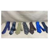 Group of 7 menï¿½s dress ties