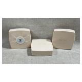 3 square, powder-pink Chanel Nï¿½5 The Bath Soap bar