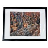 Vincent Van Gogh "The Large Plane Trees" Giclee
