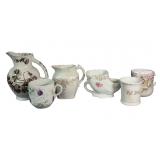 (6) Pieces of Antique/Vintage Ceramic Kitchenware