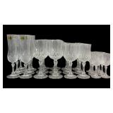 (4) Sets of Cristal dï¿½Arques Longchamp Glasses