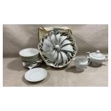vintage Harmony House Fine china tea and dessert