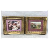 Framed Prints With Ornate Gold Frames