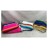 traditional Mexican Saltillo serape blankets and
