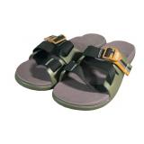 Womenï¿½s Chaco Chillos Slides in Patchwork Moss