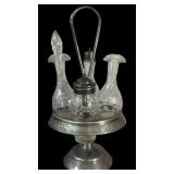 Antique Victorian Cruet Condiment Set