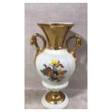 Norleans hand decorated vase made in Italy