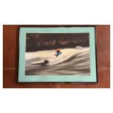 Vintage 1993 Deb Soule Signed Framed Action Photo