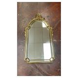 ornate French Rococo or Baroque-style arched
