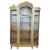 Antique Curio Cabinet with claw Feet