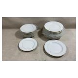 vintage plates by Harmony House Fine China