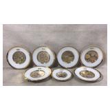 24kt gold Trim collector plates