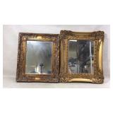 Ornate Gold and Wood Framed Mirrors