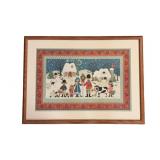 Donna Moses Signed & Numbered Folk Art Print