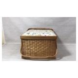 Arts and crafts basket and arts and crafts items