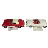 (3) Franklin Mint Chevrolet Corvette Die-cast Cars