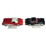 (2) Franklin Mint Chevrolet Corvette Die-cast Cars