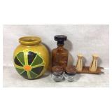 Pot, decanter, salt and pepper shaker and more