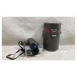 vintage Kodak XL55 Super 8 Movie Camera with its