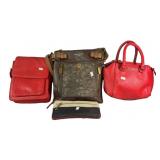 (4) Womenï¿½s Shoulder Purses/Hand Bags, Guess,