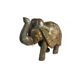 Vintage Indian Brass & Copper Sheet Metal Elephant