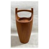vintage mid-century modern teak ice bucket