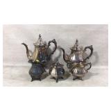 Silver plated tea sets