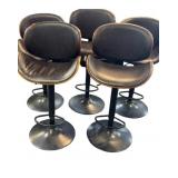 5 Bellatier Adjustable Height Bar Stool with
