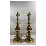 matching pair of vintage mid-century Hollywood