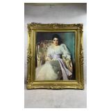 framed artwork is a reproduction of Lady Agnew