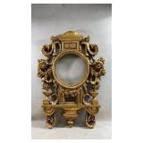 Vintage ornate gilt-finished wall mirror