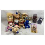 collection of vintage Ty Beanie Babies and