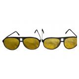 (2) Vtg. NightVue NightVision Aviator Sunglasses