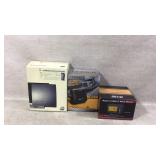 Speaker, radio and watt meter