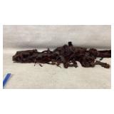 Mink fur pieces