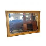 Large Ornate Framed Bevelled Mirror
