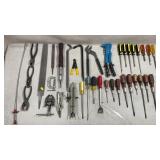 assorted group of vintage manual hand