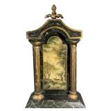 Antique Green Faux-Marble Architectural Watch