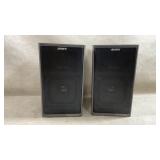 pair of vintage Sony SS-X210 passive bookshelf