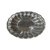 Large Vintage Unbranded Silver-colored Platter