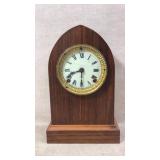 Antique beehive-style mantel and shelf clock
