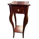 Mahogany Traditional Pedestal Table Plant Stand