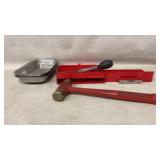 Mac Tools Tray, Brass Hammer, & Testing Equipment