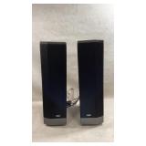 pair of vintage NEC Model SX-S25(E) 2-way stereo