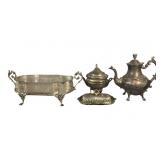 (4) Vintage Silver-plated Hollowware & Serving