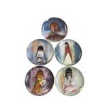 (5) Vintage Ted Degrazia Collectorï¿½s Plates