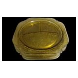 (5) Vintage Federal Glass Madrid Grill Plates in