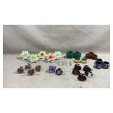 varied collection of decorative and vintage