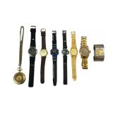 (8) Menï¿½s Wrist & Pocket Watches Noble, Gruen